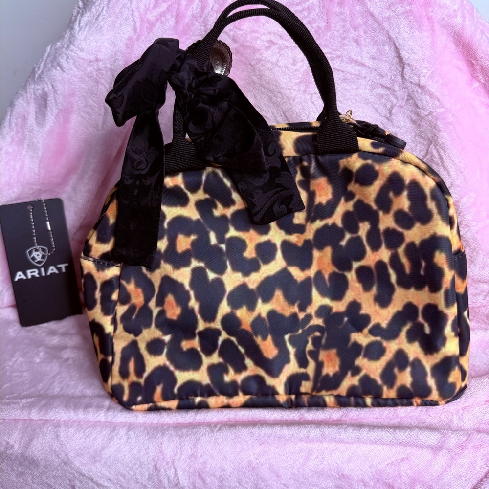 NWT Ariat Leopard Print Statement Tote (Convertible Purse Style) - Picture 4 of 5